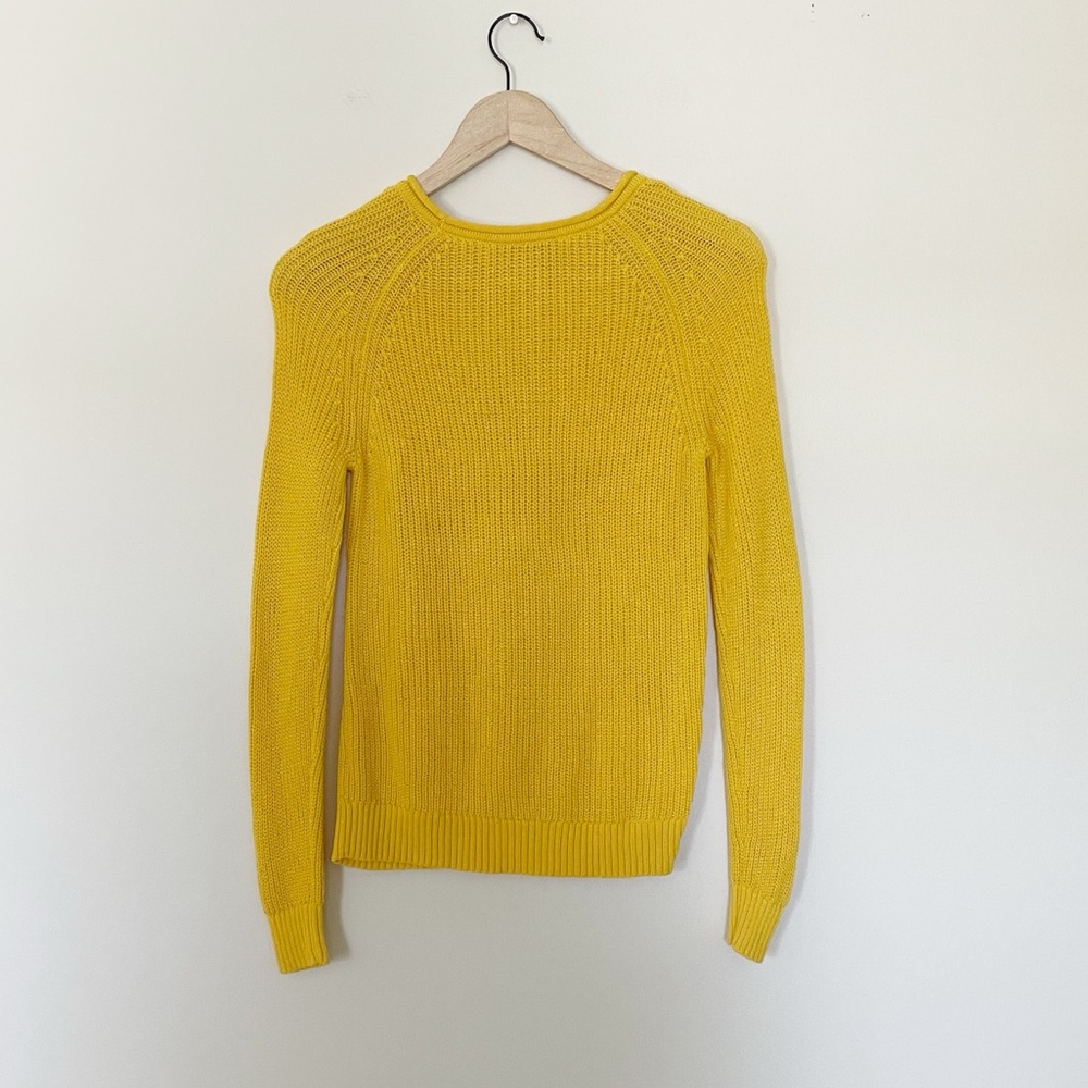 Talbots Yellow Cable Knit Sweater - Picture 5 of 5